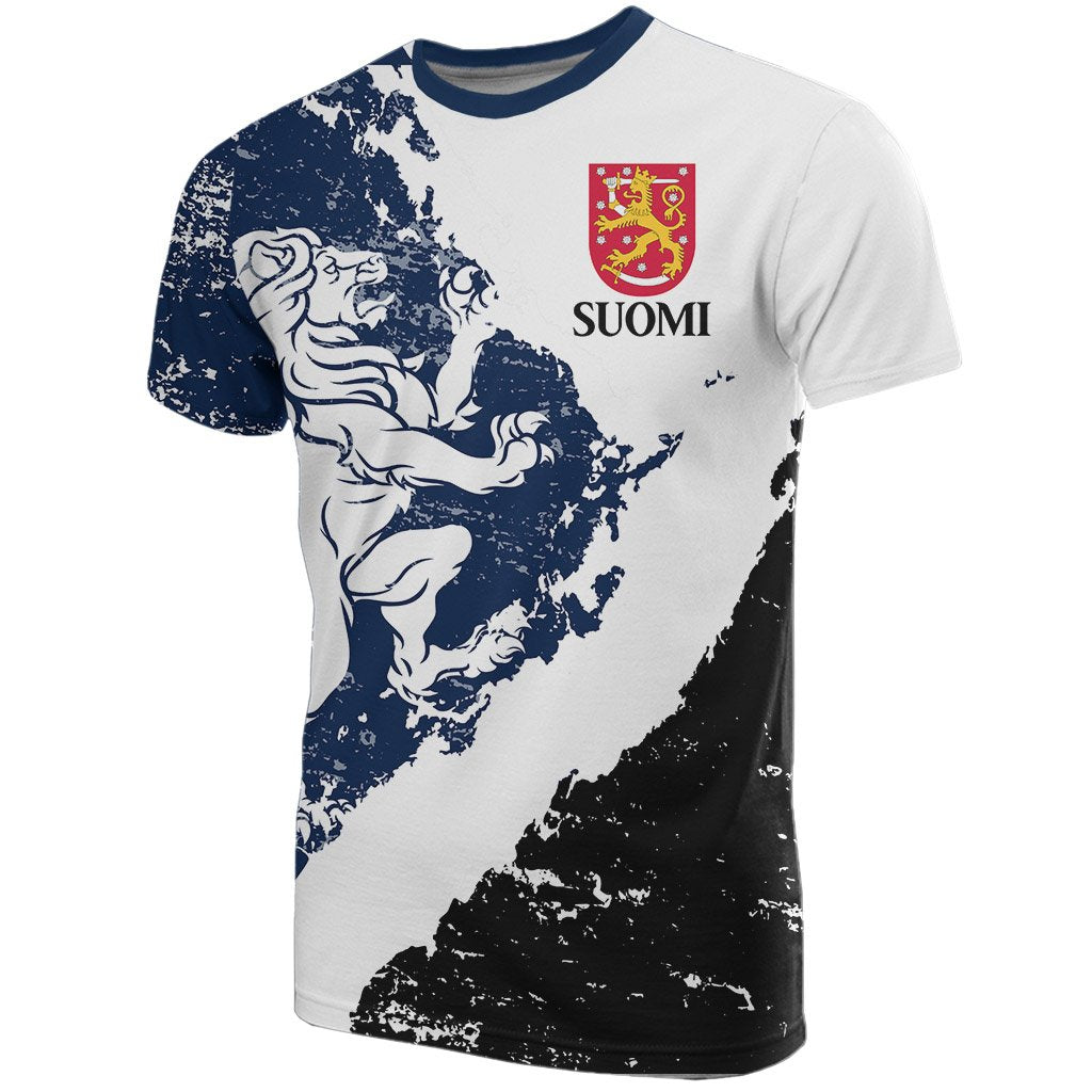 suomi-finland-lion-on-top-t-shirt