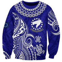 (Custom Personalised) Pukapuka Cook Islands Polynesian Turtle Art Sweatshirt - Wonder Print Shop