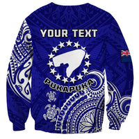 (Custom Personalised) Pukapuka Cook Islands Polynesian Turtle Art Sweatshirt - Wonder Print Shop