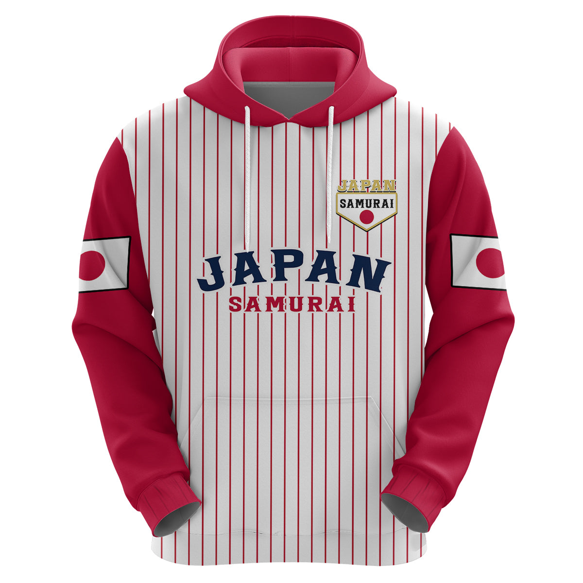 Custom Japan 2023 Baseball Simple Style Hoodie - Wonder Print Shop