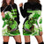 (Custom Personalised) Bass Fishing Green Hoodie Dress - Wonder Print Shop