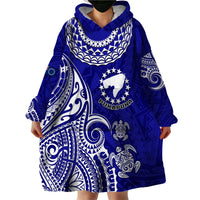 (Custom Personalised) Pukapuka Cook Islands Polynesian Turtle Art Wearable Blanket Hoodie - Wonder Print Shop