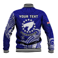 (Custom Personalised) Pukapuka Cook Islands Polynesian Turtle Art Baseball Jacket - Wonder Print Shop