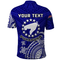 Custom Pukapuka Cook Islands Polynesian Turtle Art Polo Shirt - Wonder Print Shop