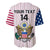 (Custom Text And Number) United States 2023 Baseball USA Coat Of Arms Baseball Jersey - Wonder Print Shop