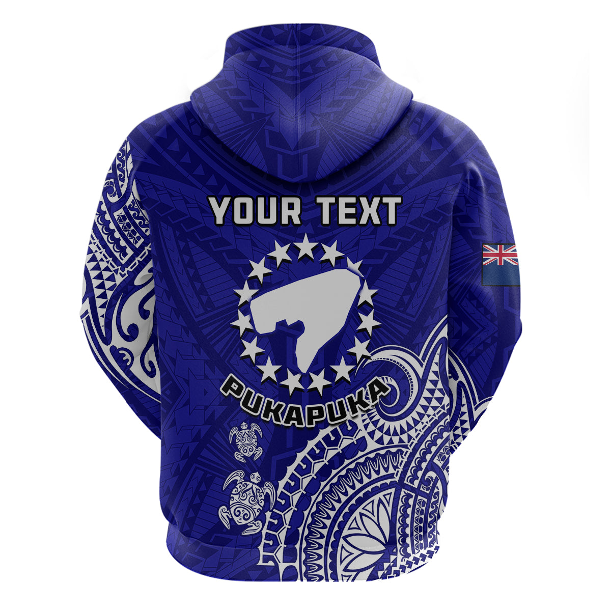 Custom Pukapuka Cook Islands Polynesian Turtle ArHoodie - Wonder Print Shop