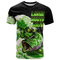 Custom Bass Fishing Green T Shirt - Wonder Print Shop