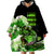 (Custom Personalised) Bass Fishing Green Wearable Blanket Hoodie - Wonder Print Shop