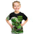 (Custom Personalised) Bass Fishing Green Kid T Shirt - Wonder Print Shop