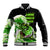(Custom Personalised) Bass Fishing Green Baseball Jacket LT9 - Wonder Print Shop