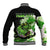 (Custom Personalised) Bass Fishing Green Baseball Jacket LT9 - Wonder Print Shop