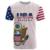 United States 2023 Baseball USA Coat Of Arms T Shirt - Wonder Print Shop