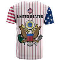 United States 2023 Baseball USA Coat Of Arms T Shirt - Wonder Print Shop