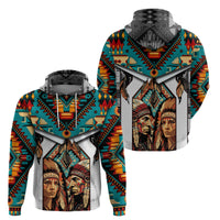 Native American Indian Indigenous Mix African ArHoodie - Wonder Print Shop