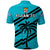 Fiji Rugby Tapa Pattern Fijian 7s Cyan Polo Shirt - Wonder Print Shop