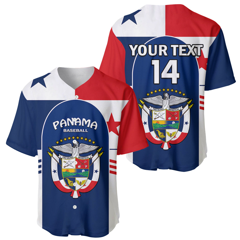 (Custom Text And Number) Panama 2023 Baseball Flag Sporty Version Baseball Jersey - Wonder Print Shop