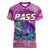 Bass Fishing is Life Hook Sport Largemouth Pink Women V Neck T Shirt - Wonder Print Shop