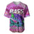 Bass Fishing is Life Hook Sport Largemouth Pink Baseball Jersey LT9 - Wonder Print Shop