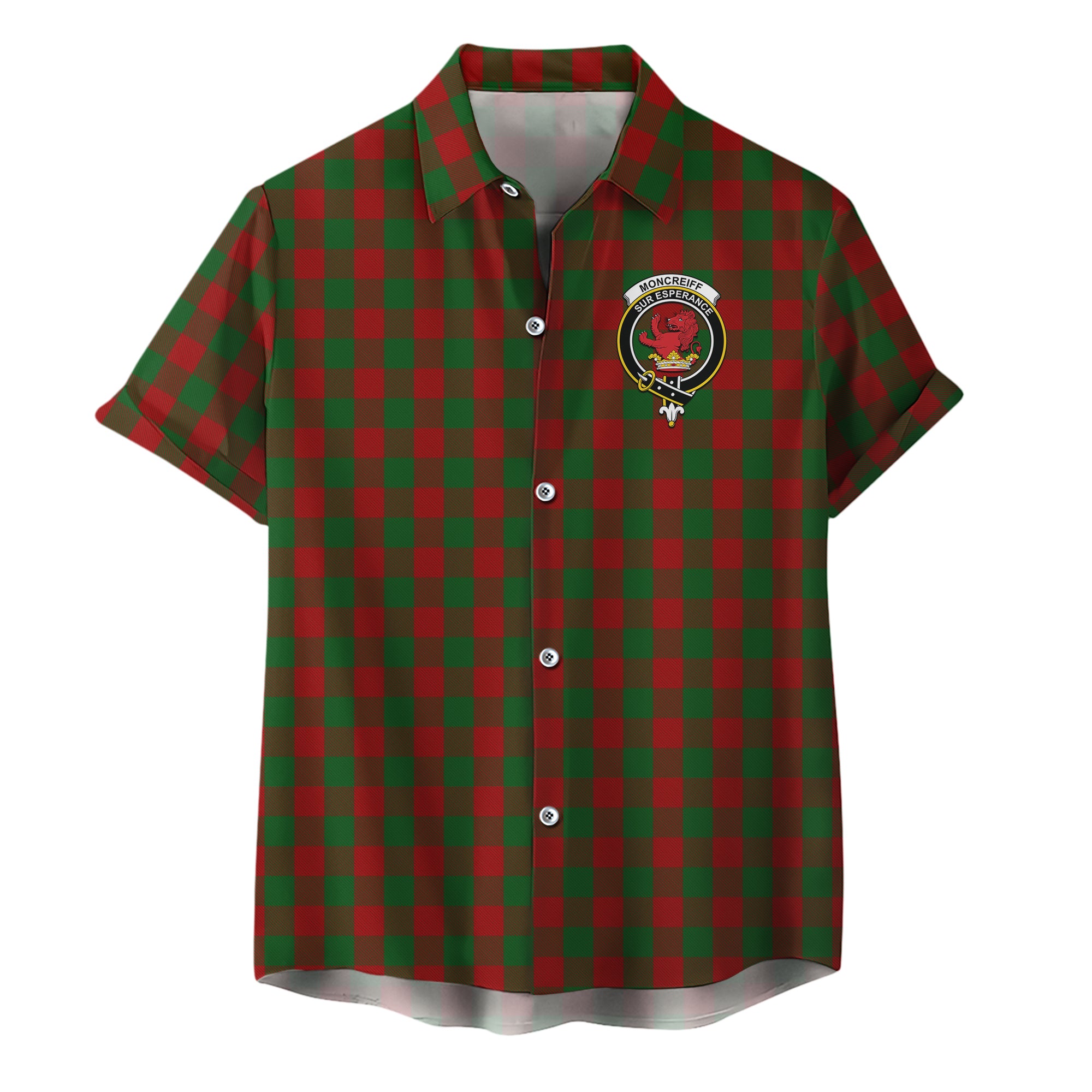 scottish-moncrieff-clan-crest-tartan-hawaiian-shirt