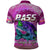 Bass Fishing Polo Shirt Fishing is Life Hook Sport Largemouth Pink - Wonder Print Shop