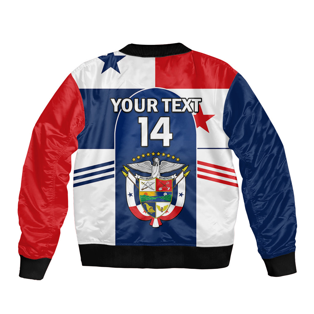 (Custom Text And Number) Panama 2023 Baseball Flag Sporty Version Bomber Jacket - Wonder Print Shop