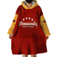 (Custom Text And Number) Venezuela 2023 Baseball Mix Coat Of Arms Wearable Blanket Hoodie - Wonder Print Shop