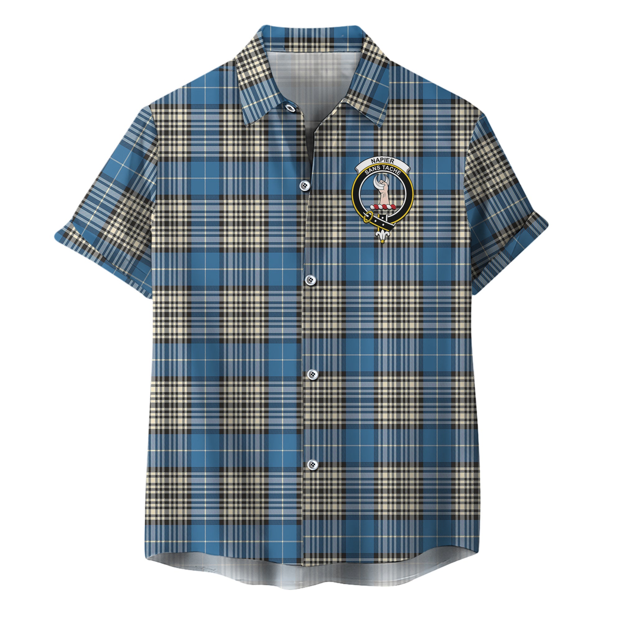scottish-napier-ancient-clan-crest-tartan-hawaiian-shirt
