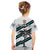 Fiji Rugby Tapa Pattern Fijian 7s White Kid T Shirt - Wonder Print Shop