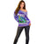 (Custom Personalised) Bass Fishing is Life Hook Sport Largemouth Purple Off Shoulder Sweater - Wonder Print Shop