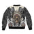 Native American Skull With Eagle Warriors Bomber Jacket - Wonder Print Shop