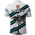 Fiji Rugby Tapa Pattern Fijian 7s White Polo Shirt - Wonder Print Shop