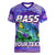 (Custom Personalised) Bass Fishing is Life Hook Sport Largemouth Purple Women V Neck T Shirt - Wonder Print Shop