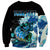 (Custom Personalised) Bass Fishing Blue Sweatshirt - Wonder Print Shop