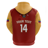 Custom Venezuela 2023 Baseball Mix Hoodie Coat Of Arms - Wonder Print Shop