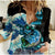 (Custom Personalised) Bass Fishing Blue Women Casual Shirt - Wonder Print Shop