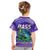 (Custom Personalised) Bass Fishing is Life Hook Sport Largemouth Purple Kid T Shirt - Wonder Print Shop