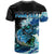 Custom Bass Fishing Blue T Shirt - Wonder Print Shop