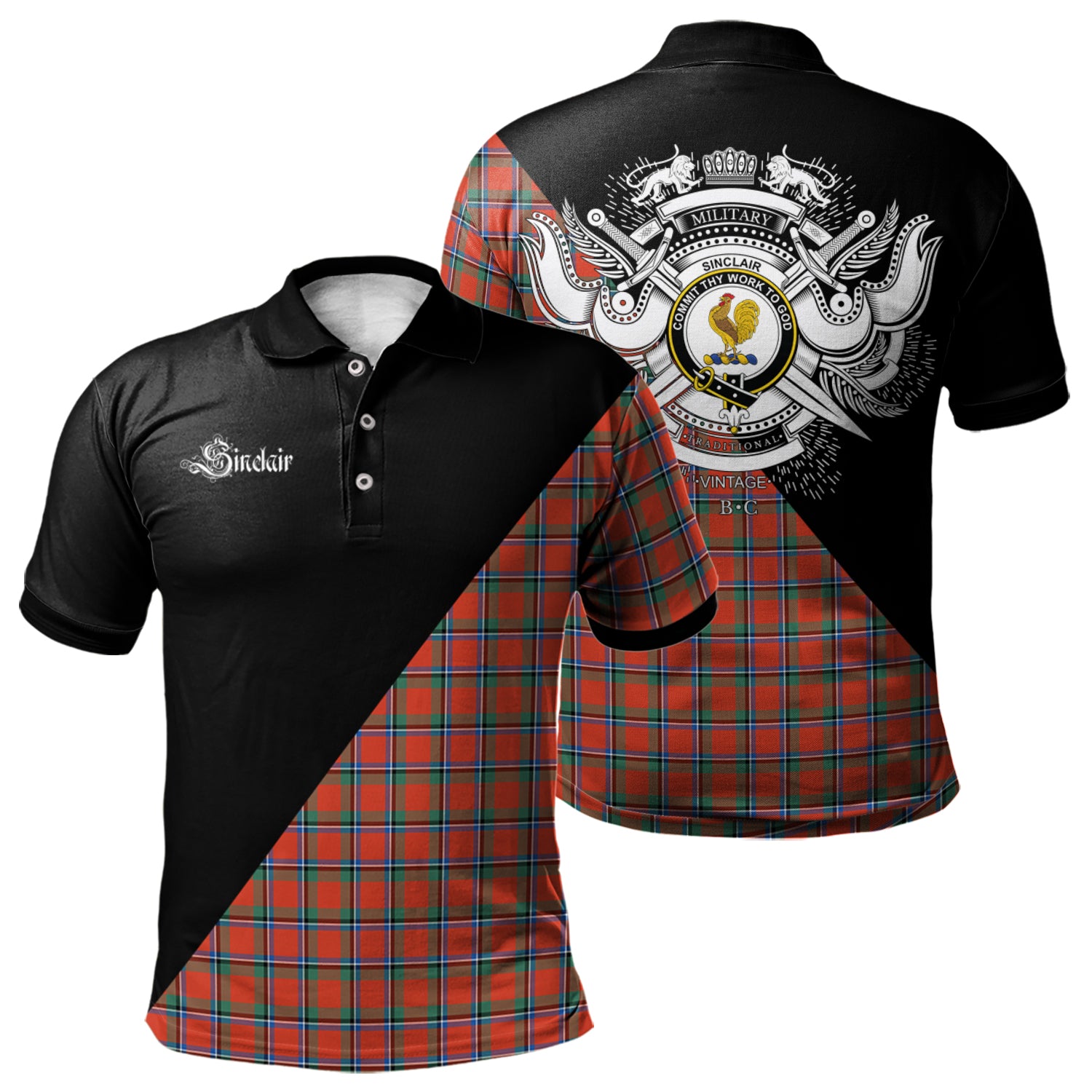 scottish-sinclair-ancient-clan-crest-military-logo-tartan-polo-shirt