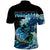 Custom Bass Fishing Blue Polo Shirt - Wonder Print Shop