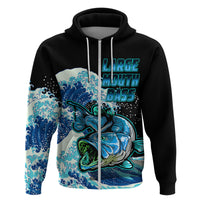 Custom Bass Fishing Hoodie Blue - Wonder Print Shop