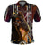 Native American Horse Painting Skull and Eagle Navajo Style Polo Shirt - Wonder Print Shop