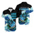 Largemouth Bass Fishing Blue Hawaiian Shirt - Wonder Print Shop