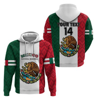 Custom Mexico 2023 Baseball Mexican Art Flag Style Hoodie - Wonder Print Shop