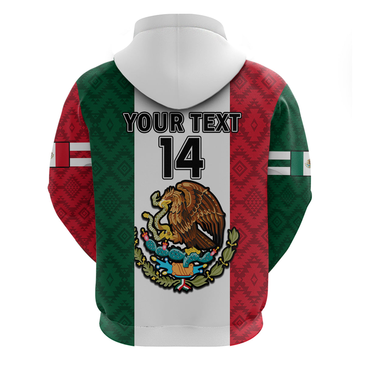 Custom Mexico 2023 Baseball Mexican Art Flag Style Hoodie - Wonder Print Shop