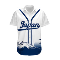 Japan Baseball Champions Fuji Mountain Landscape Art Hawaiian Shirt - Wonder Print Shop