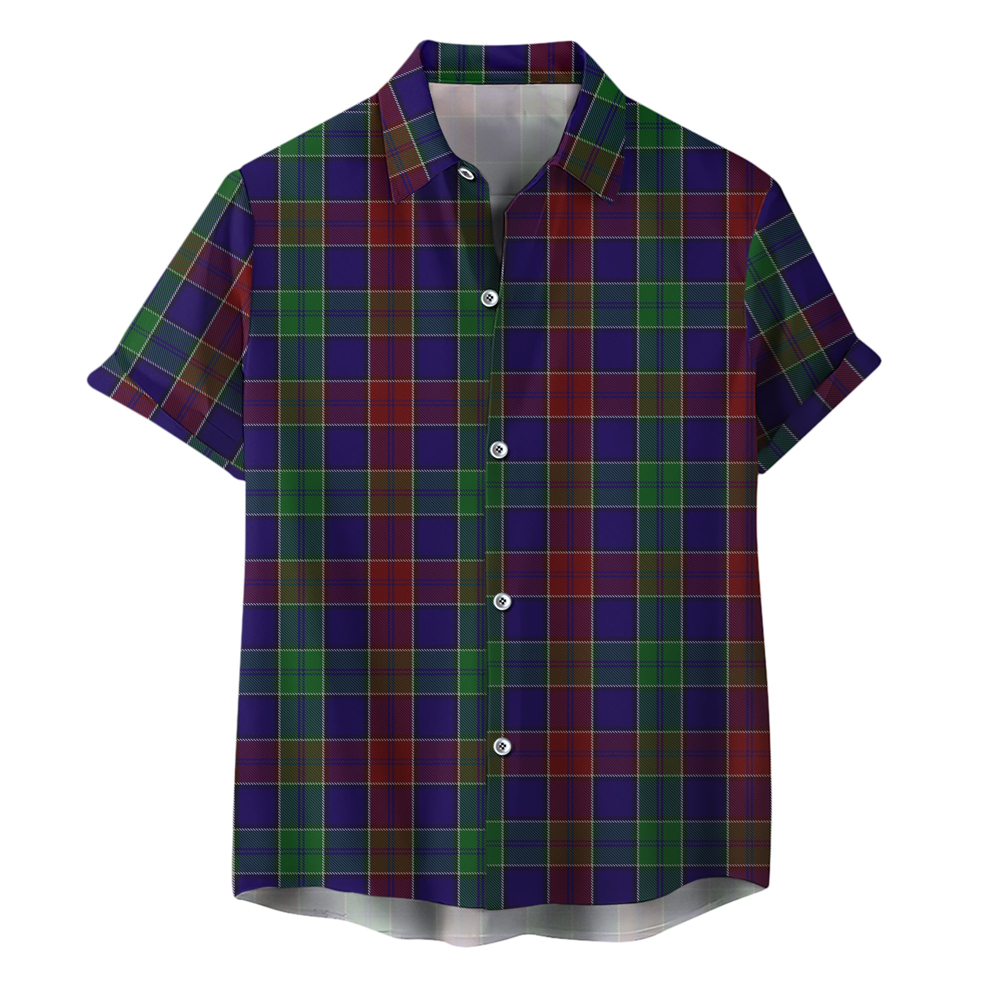 scottish-macmichael-clan-tartan-hawaiian-shirt