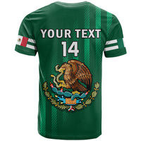Custom Mexico 2023 Baseball Mix Coat Of Arms T Shirt - Wonder Print Shop