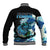 Largemouth Bass Fishing Blue Baseball Jacket LT9 - Wonder Print Shop