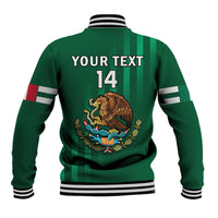 (Custom Text And Number) Mexico 2023 Baseball Mix Coat Of Arms Baseball Jacket - Wonder Print Shop