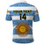 (Custom Text And Number) Argentina Rugby 7s Vamos Pumas Polo Shirt - Wonder Print Shop